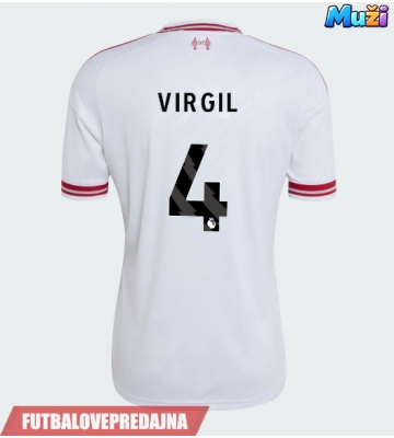 Lacne Muži Futbalové dres Liverpool Virgil van Dijk #4 2026-27 Krátky Rukáv - Preč